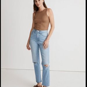Madewell Women's The Perfect Vintage Straight Jean in Westanna Wash size 24